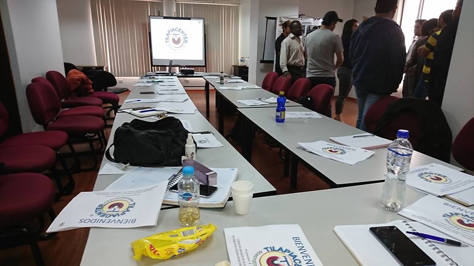 Dinámica de grupo en curso de tilapia y camaron Tilapiacenter