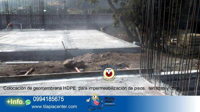 Venta en instalación de geomembrana